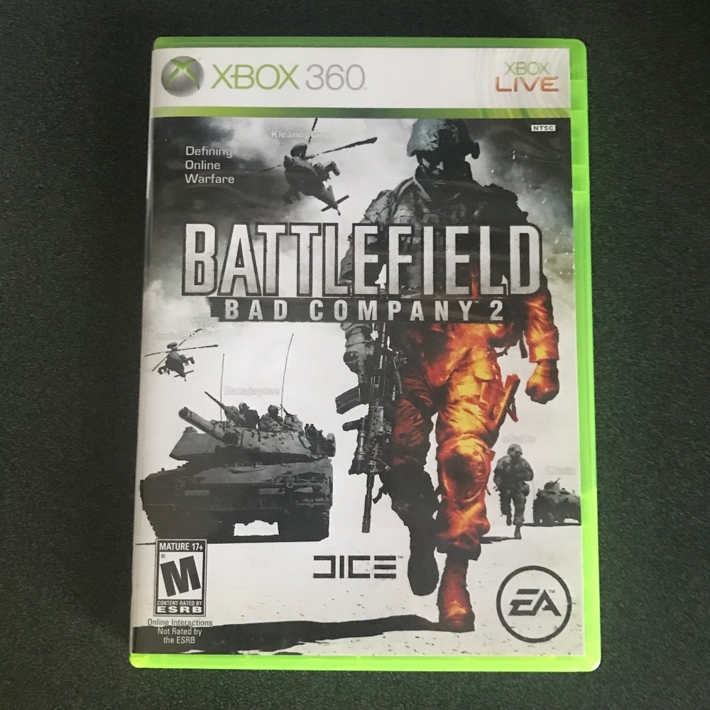 XBOX 360 XBOX Live Battlefield Bad Company 2